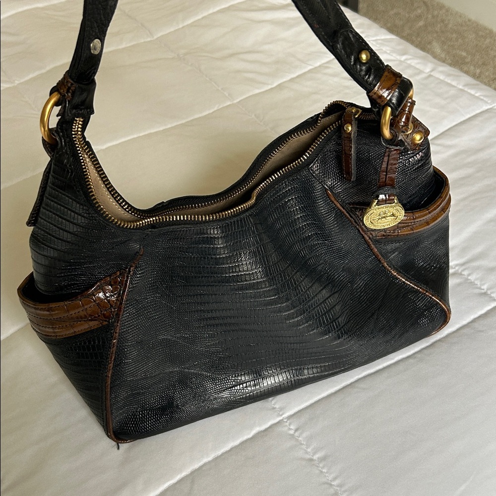 Brahmin black and brown bag